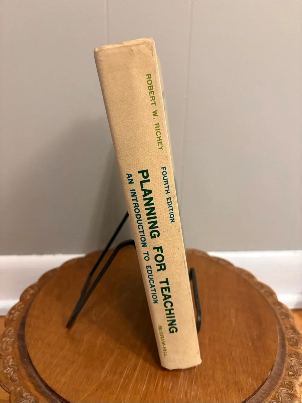 MCM Planning for Teaching Hardcover Book - Green & Teal Geometric Cover